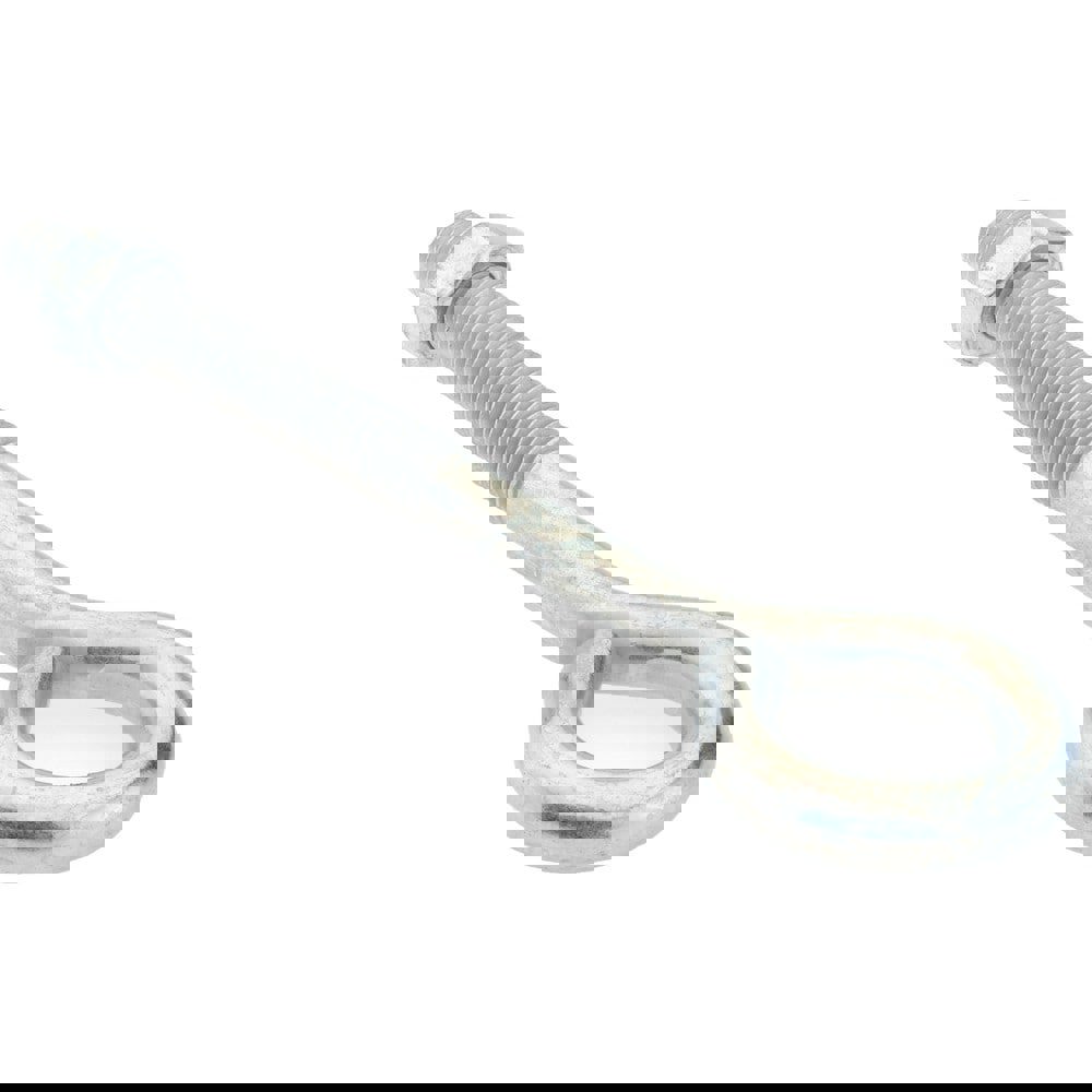 3/8-16, Zinc-Plated Finish, Steel Wire Turned Open Eye Bolt